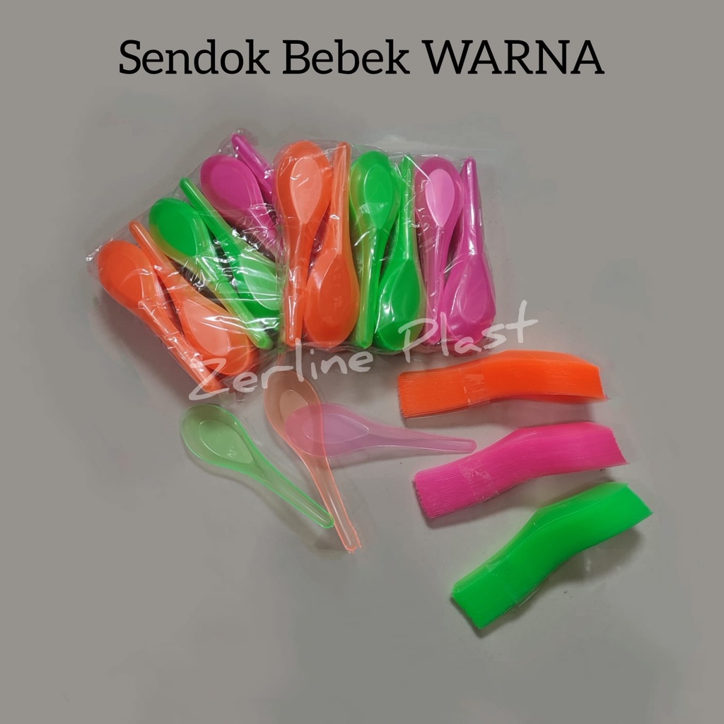 Sendok BEBEK WARNA @144pcs