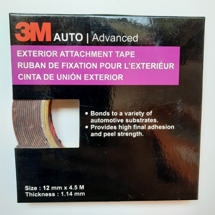 

Dijual Double Tape 3M Automotive Exterior Perekat Super Kuat 12Mm X 4.5M Bagus