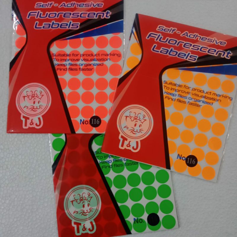 

LABEL TOM & JERRY BULAT 116 WARNA | LABEL 116 BULAT WARNA