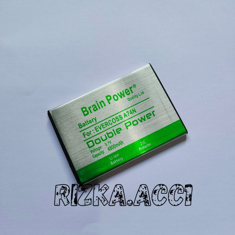 Baterai Batre Evercoss A74N Evercross Brain Power Battery Hp