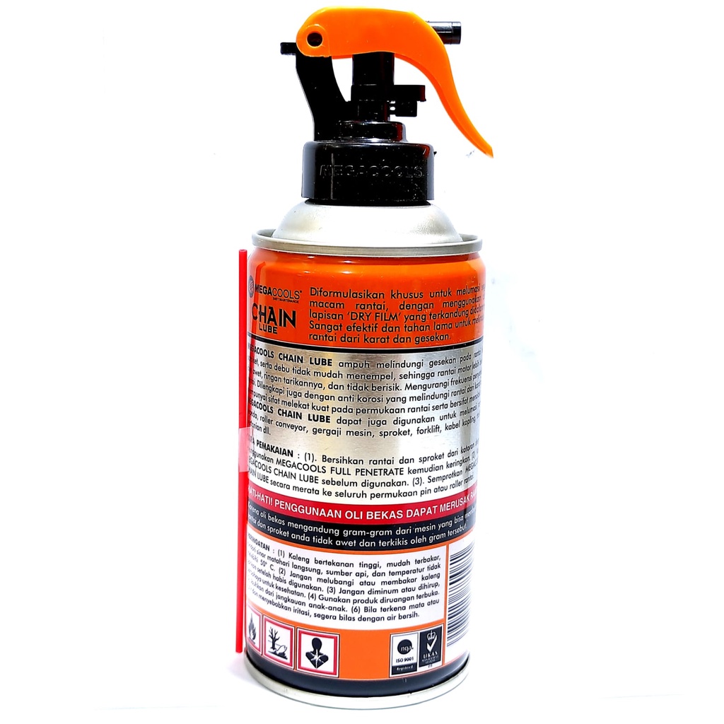 CHAIN LUBE CHAINLUBE 300ML PELUMAS RANTAI SEPEDA MOTOR MEGACOOLS