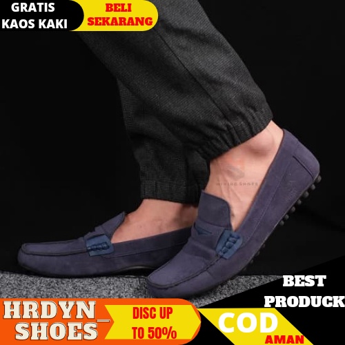 HDS X KOMATSU - Sepatu Kulit Dewasa Laki Laki Kantor Cowok Formal Resmi Pantopel Nikah Remaja Kerja Kantor Slip On Pantofel Kondangan Hitam Coklat 38-44 Pernikahan Cowok Kantoran Gereja Dinas Kasual Loafers Pantovel Pesta Undangan Kulit Sapi Garut Murah