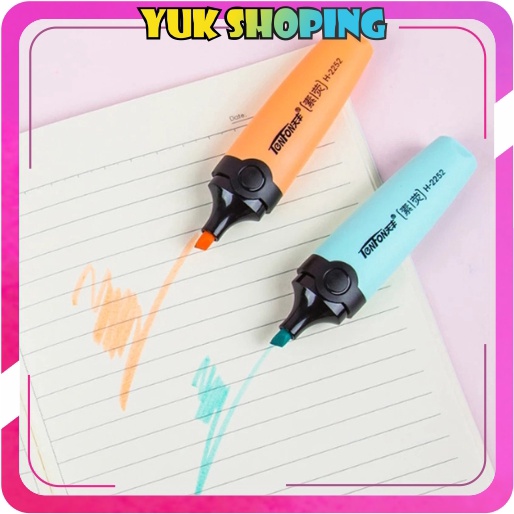 

✧YUKSHOPING✧ Highlighter Pen Highlighter Pastel Colour Pen Journal Marker Pen Alat Tulis Replacement Penanda Warna S016
