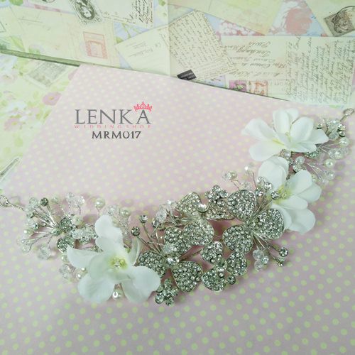 [PALING LARIS] AKSESORIS TIARA WEDDING HEADPIECE PESTA WANITA PENGANTIN MRM017