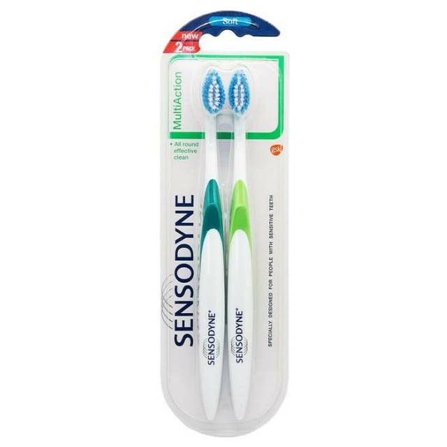 sikat gigi sensodyne multiaction soft