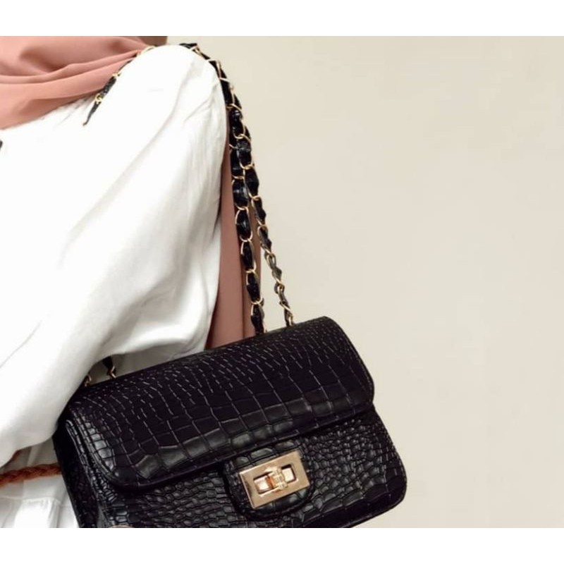 Tas Selempang Croco