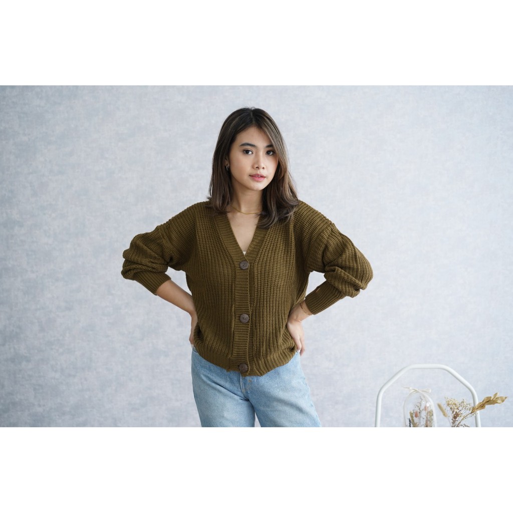 Nainai Cardigan Rajut - jaket rajut wanita - rajut wanita - kardigan rajut wanita