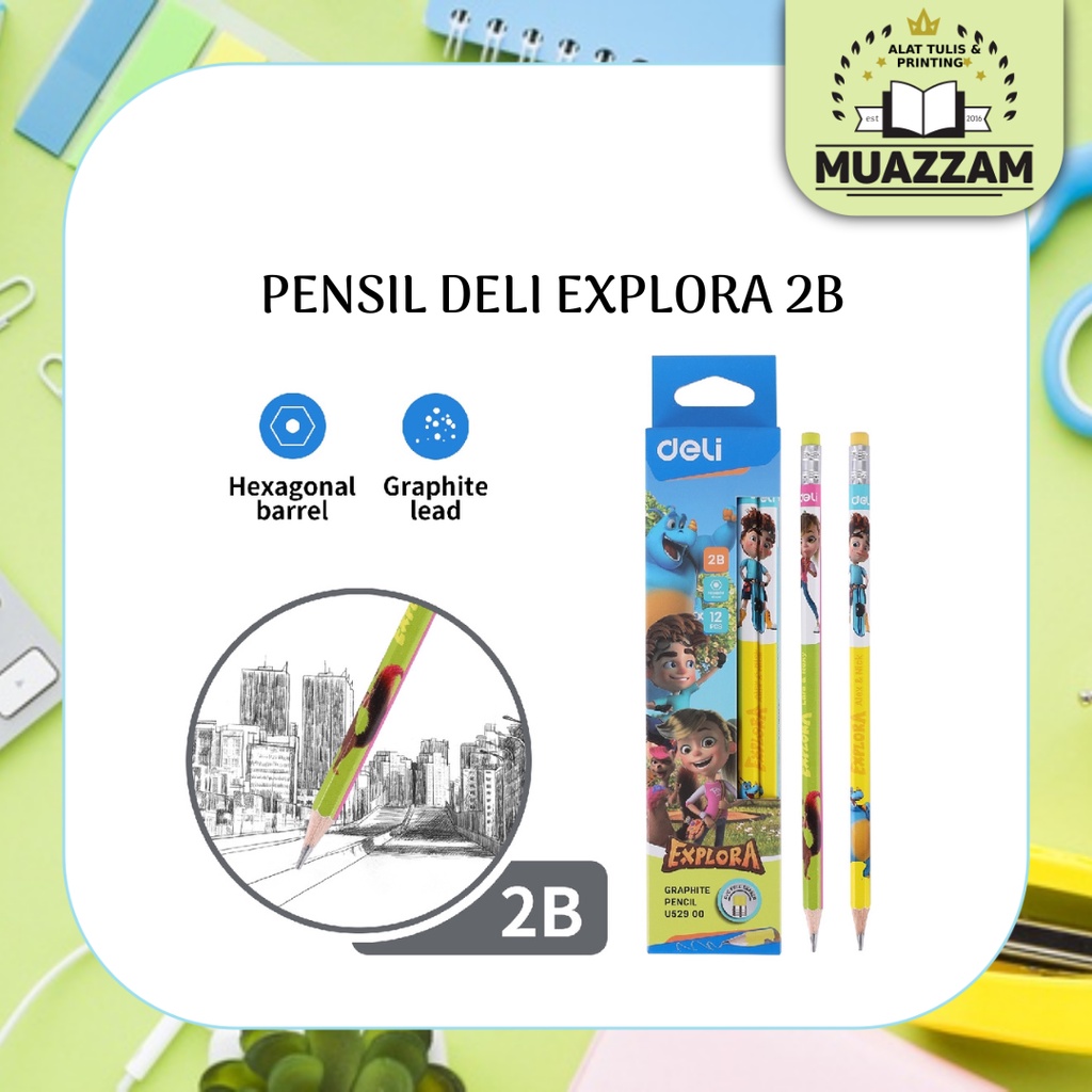 

Deli Pensil EXPLORA 2B U52900