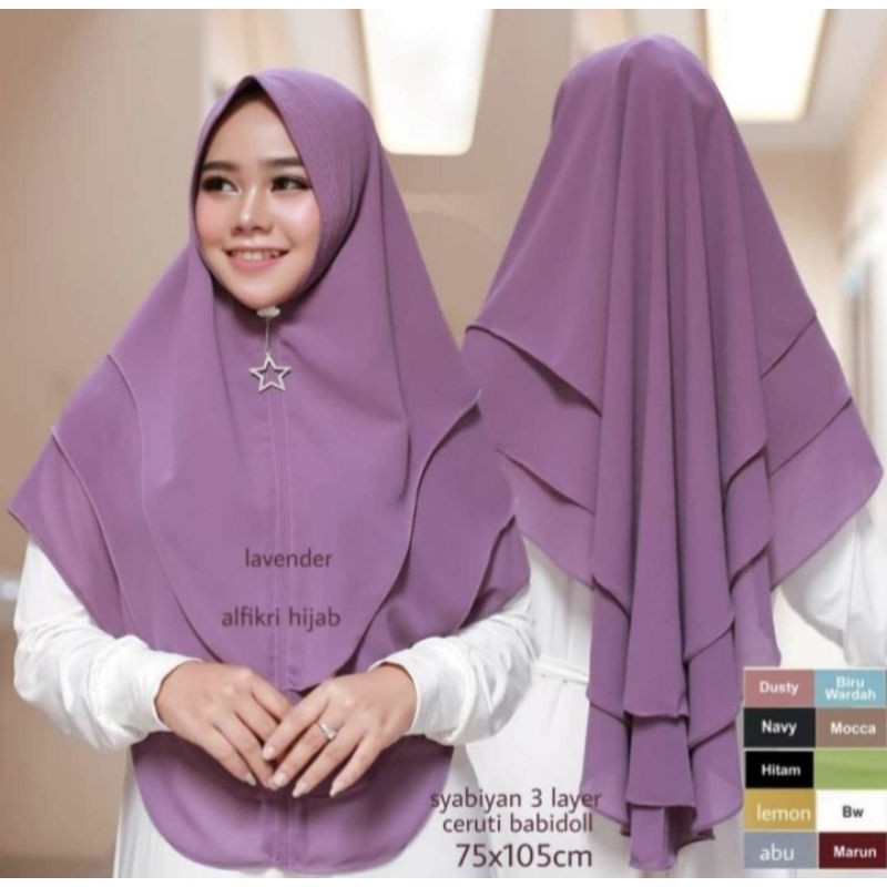 jasmila dress gamis polos simpel crinkel airflow