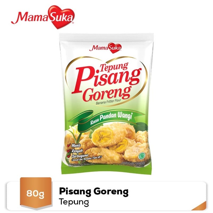 

TERBARU MamaSuka - Tepung Pisang Goreng 80 gr - Vanila