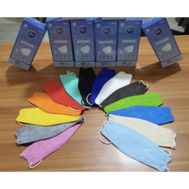 MASKER KF94 OXYGEN KOREA SURGICAL MASK ISI 20