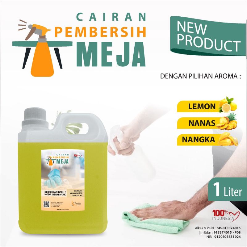 Cairan pembersih meja antiseptic aroma wangi kemasan jurigen 1 liter