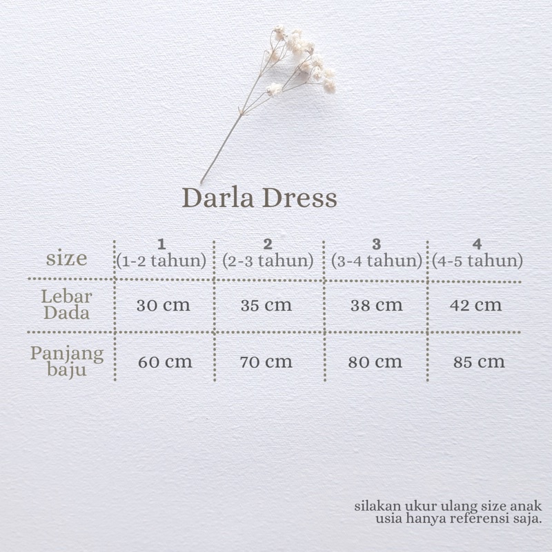 HepiSoca Darla Dress/Gamis Anak Darla Dress