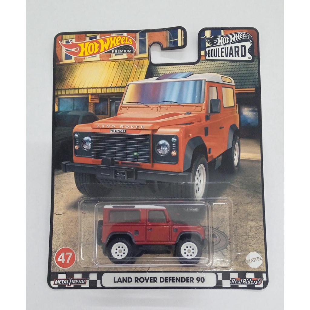 Diecast Hot Wheels Boulevard K Land Rover Defender 90 Merah Landy Mobil Mainan Anak