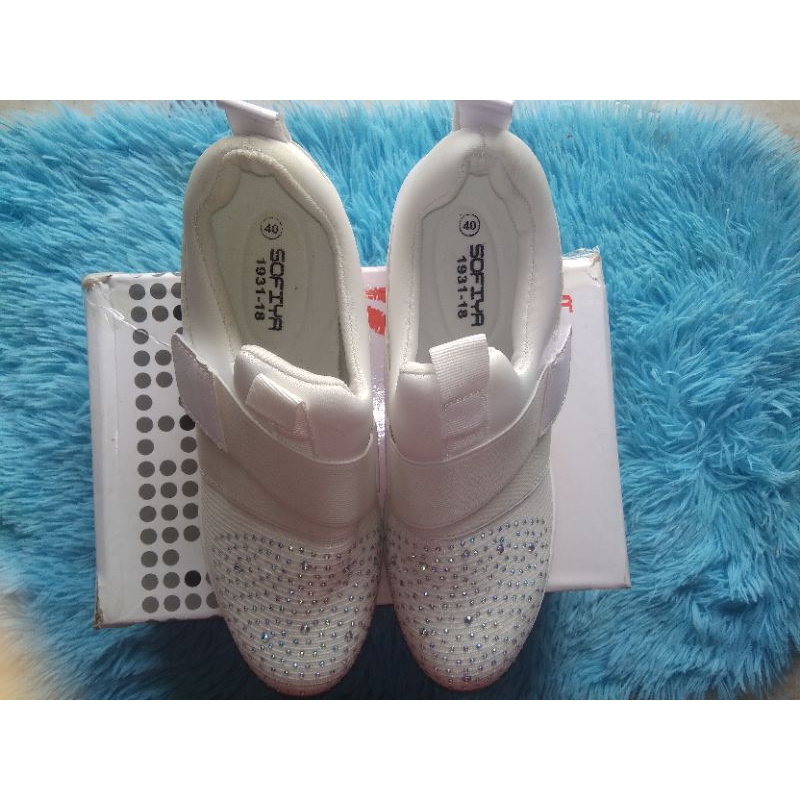 Sepatu Wedges Wanita Import