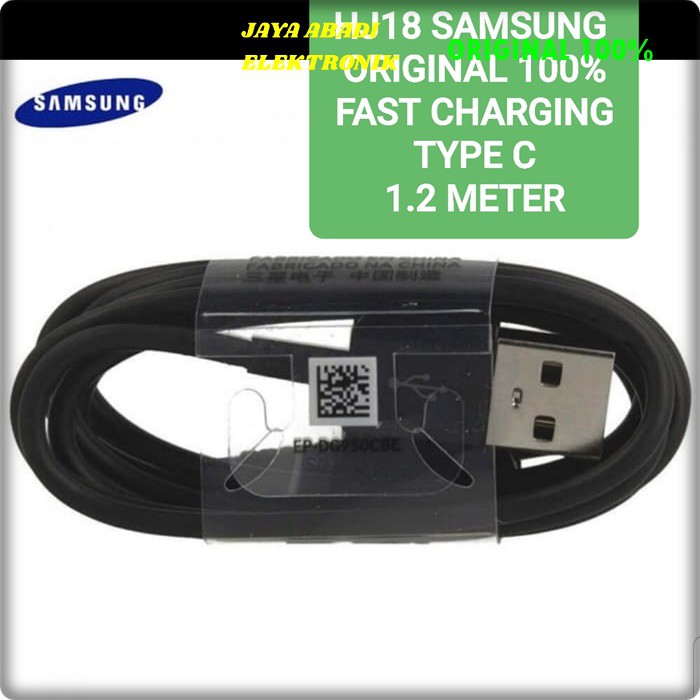 J19 SAMSUNG ORIGINAL KABEL DATA USB TYPE C TIPE C CABLE SUPER FAST CHARGING ANDOIT MULTI J19  Samsung ori 100% kabel data fast charging cable usb type c tipe hp handphone cas casan transfer travel adapter adaptive flash charger androit multi universal ori