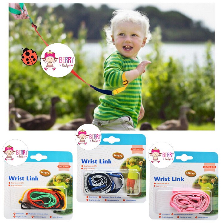 Berry Mart Sozzy Wrist Link Tali Harness Anak Premium Anti Lost Pengaman Anak Berry Mart