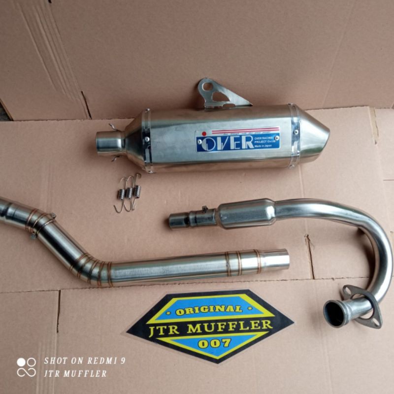 Knalpot Racing OVER yamaha WR155 WR 155 FULLSYSTEM
