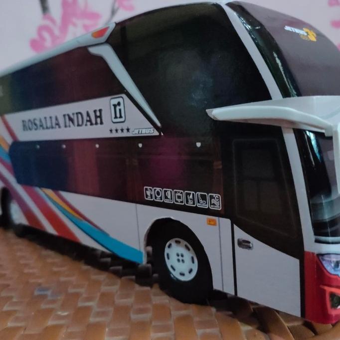 Miniatur bus bis Rosalia double Decker