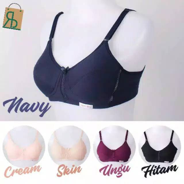 𝐊𝐈𝐑𝐀𝐍𝐈 Bra BH Sport Wanita Dewasa Tanpa Kawat Tanpa Busa Jumbo Bra Sports Trendy