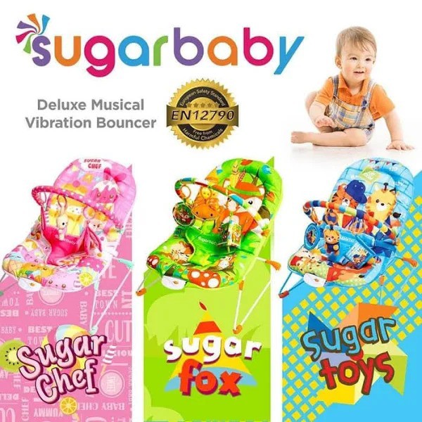 SugarBaby Bouncer Deluxe Musical Vibration