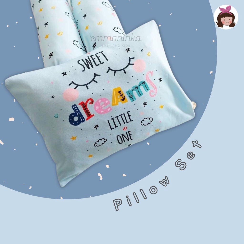 BABY PILLOW SET - BANTAL GULING SET BAYI EMMANINKA