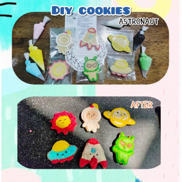 

Diy cookies astronout