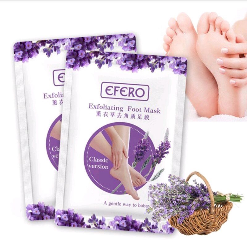 EFERO food mask masker kaki pengelupas kulit kaki dan perawatan kaki