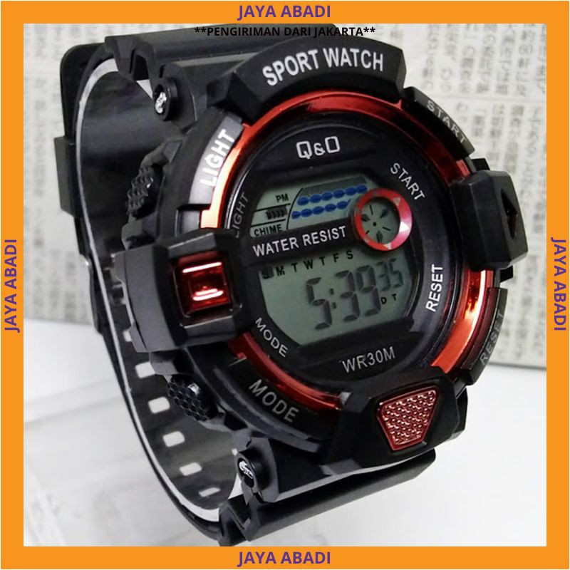 JAM TANGAN PRIA DIGITAL MODEL QQ 33B