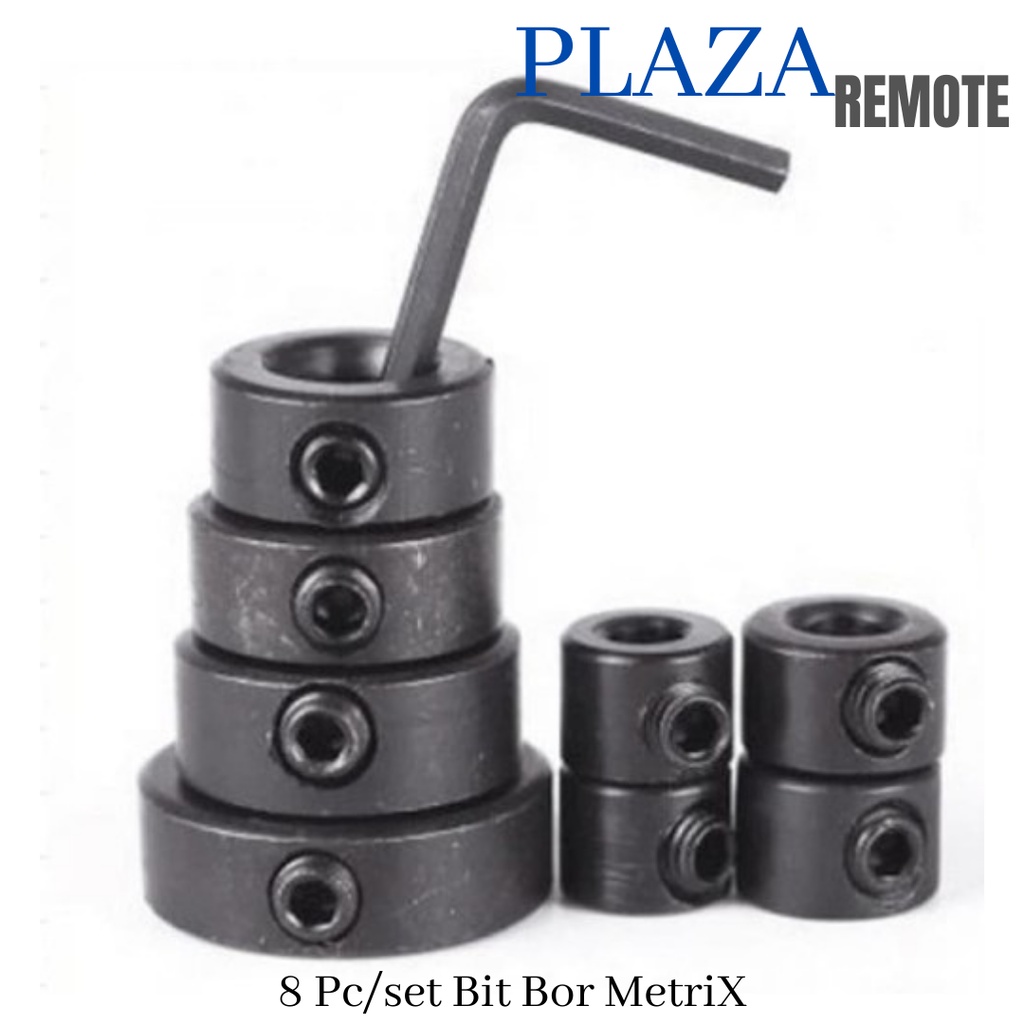 3-16 MM 8 PC RING PEMBATAS KEDALAMAN MATA BOR SET STOPPER