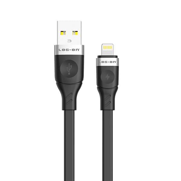 MINIGO Kabel Data LOG-ON LO-CB61 Micro USB &amp; TYPE-C Android / lightning iphone  100cm Fast Charging 2.4A