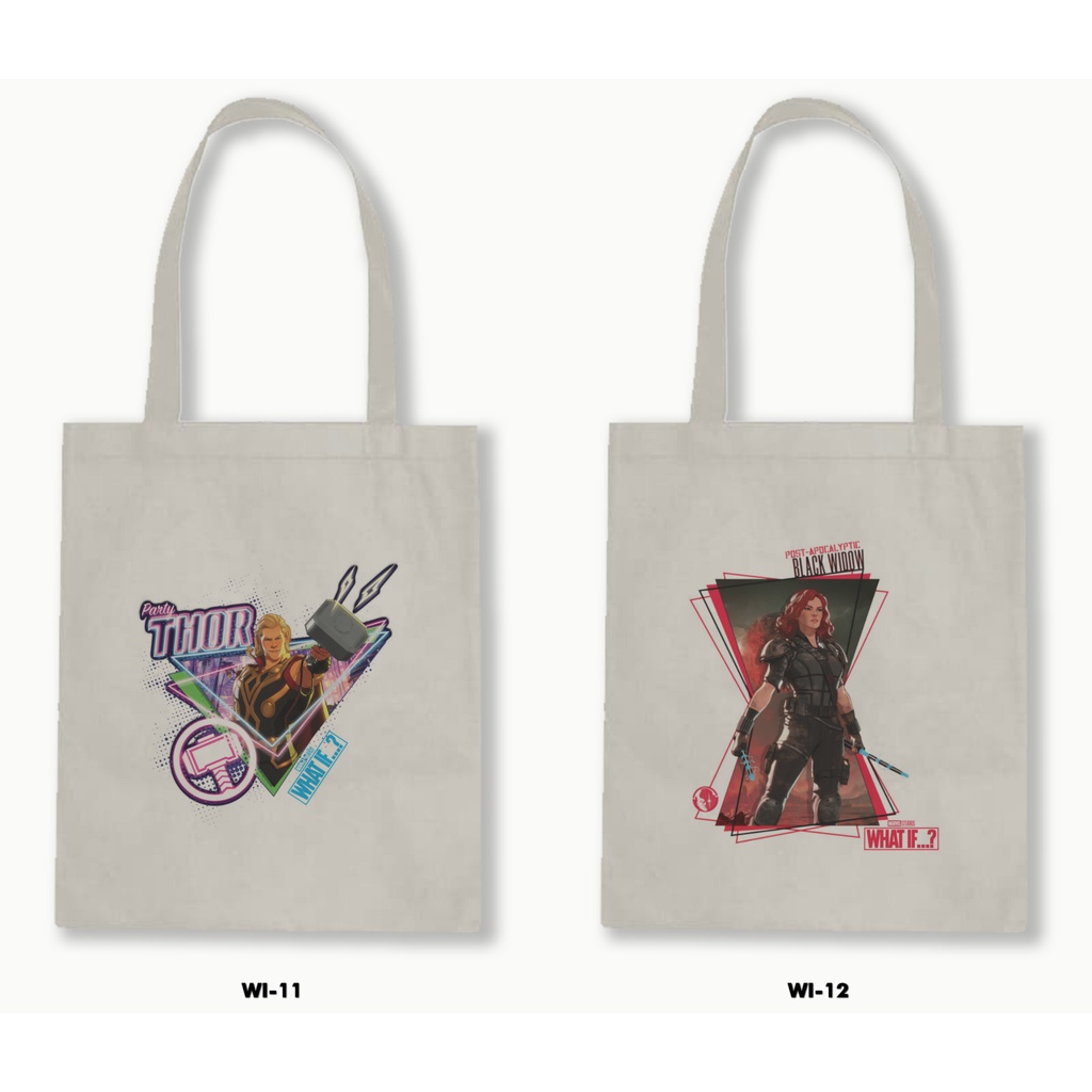 TOTE BAG BLACU - MARVEL WHAT IF .01