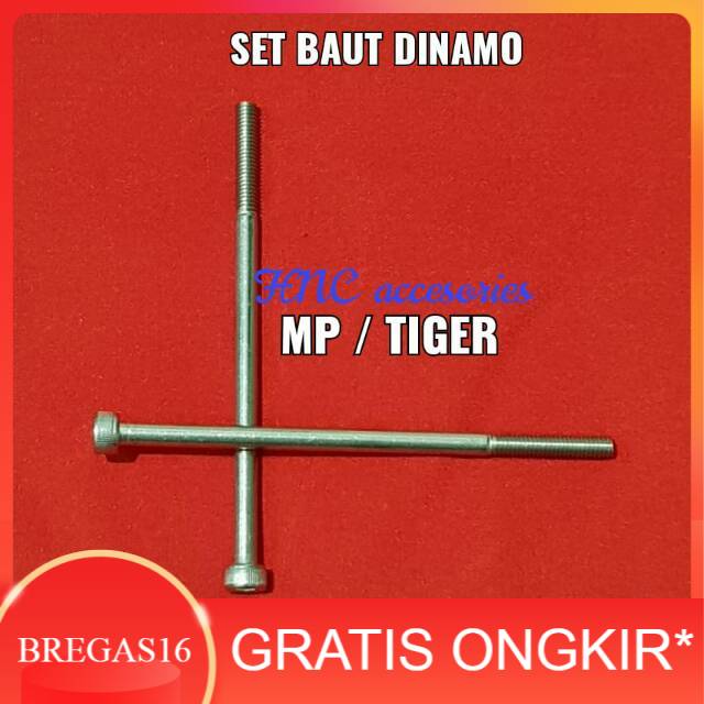 Baut L Stainless Baut set Dinamo Stater MP TIGER