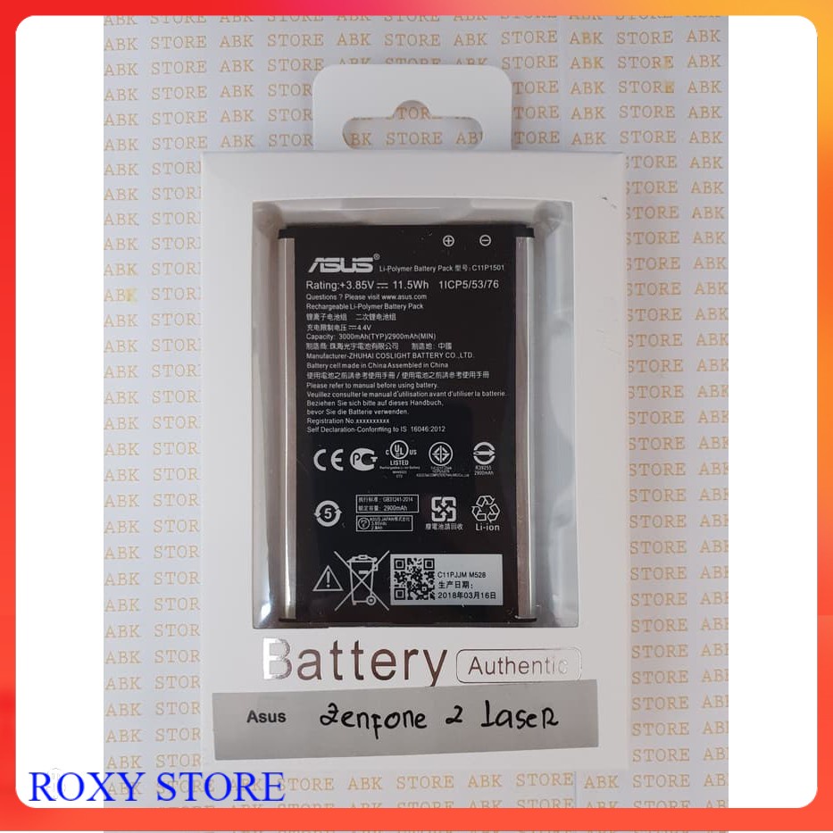 Batre Baterai Battery Asus zenfone 2 Laser 6 in ZE600KL Original