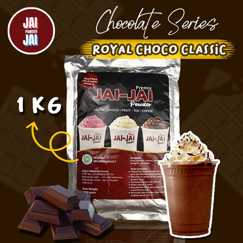 

Bubuk Minuman 1kg - Royal Choco Classic - Jai Jai Powder