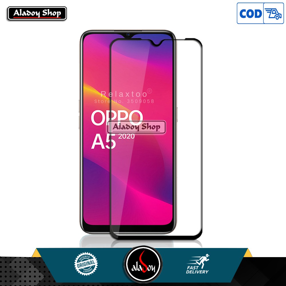 PROMO PAKET Case OPPO A5 2020/A9 2020 Ultra Slim Premium Softcase + Tempered Glass Layar Hp