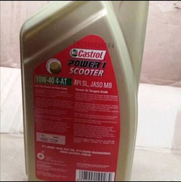 oli castrol power1 scooter 0.8L