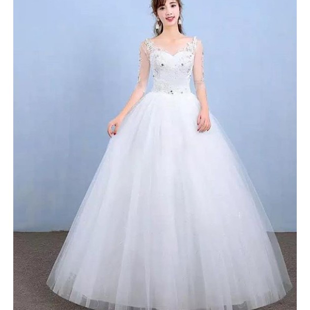 Gaun pengantin putih /wedding dress