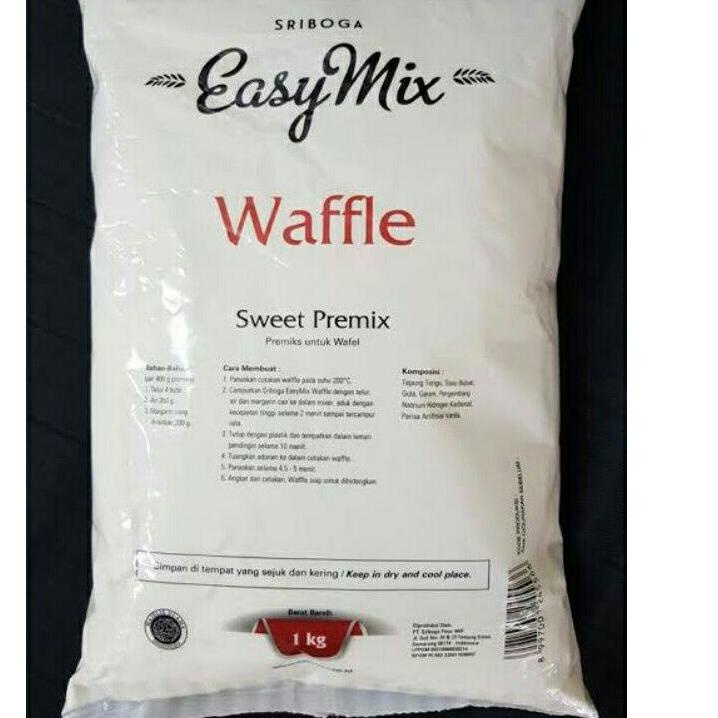 

New - tepung easy mix Sriboga Waffle 1kg