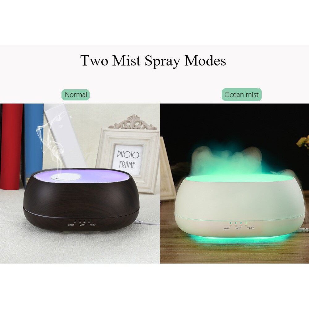 H33 Humidifier Air Aroma Diffuser Remote Control 500ml Ocean Mist Mode