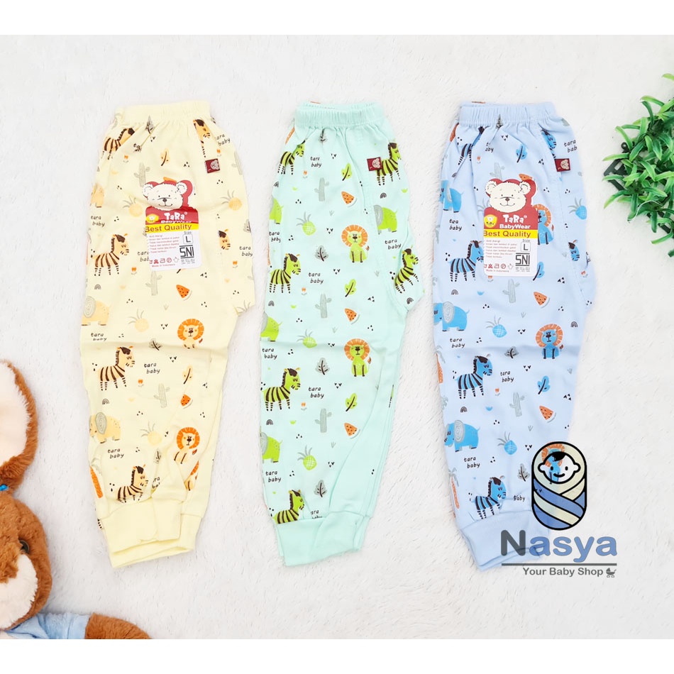 [R-010] TARA 3 pcs Celana Panjang Bayi Warna SNI Uk SML