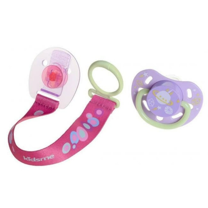 KIDSME Pacifier Glow In The Dark with Clip Holder Empeng Bayi