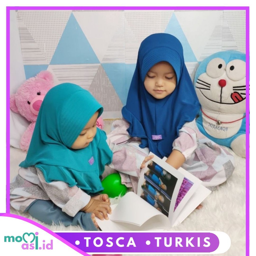 Kerudung Anak Jilbab Hijab Anak Bayi Perempuan Premium Yuki Daily-YUKI TURKIS