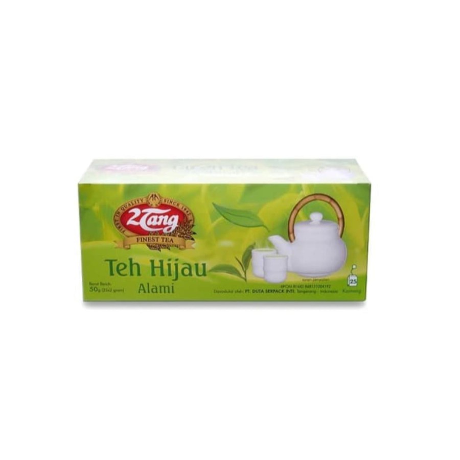 

TEH HIJAU CELUP ALAMI GREEN TEA NATURAL 2 TANG 25 BAGS @ 2 GR