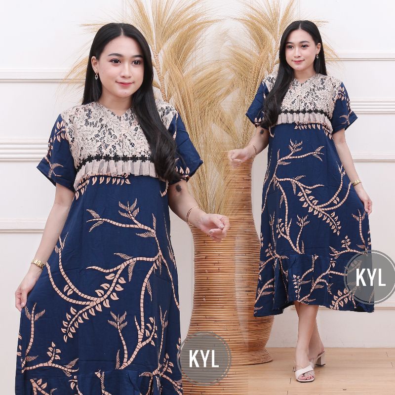 DASTER ARAB RENDA MOTIF BAMBU/DASTER BORKAT/DASTER RENDA REMPEL-Navi akar daun