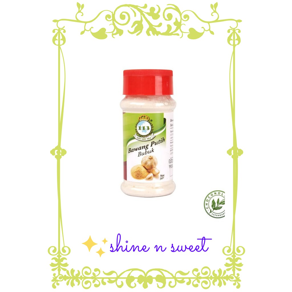 

Bumbu 113 (Satu Satu Tiga) Bawang Putih Bubuk / Garlic Powder / Bumbu Masak