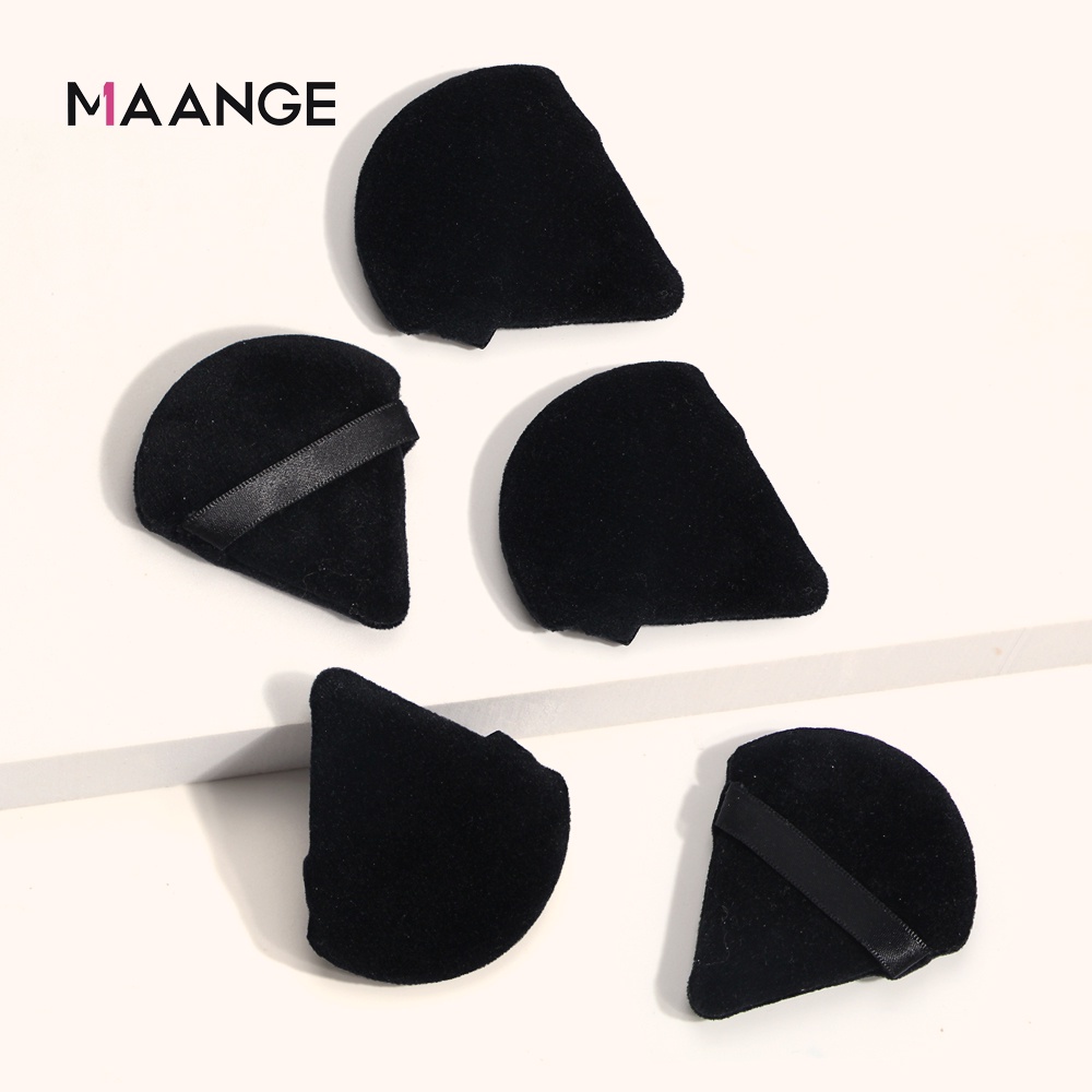 MAGEFY Set 5 Makeup Sponge Gelembung Berbentuk Segitiga Untuk Wajah Wanita 51028