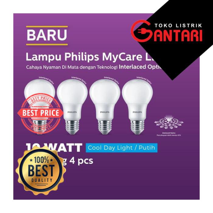 Lampu LED Philips 10 watt multipack 10w Promo beli 3 gratis 1