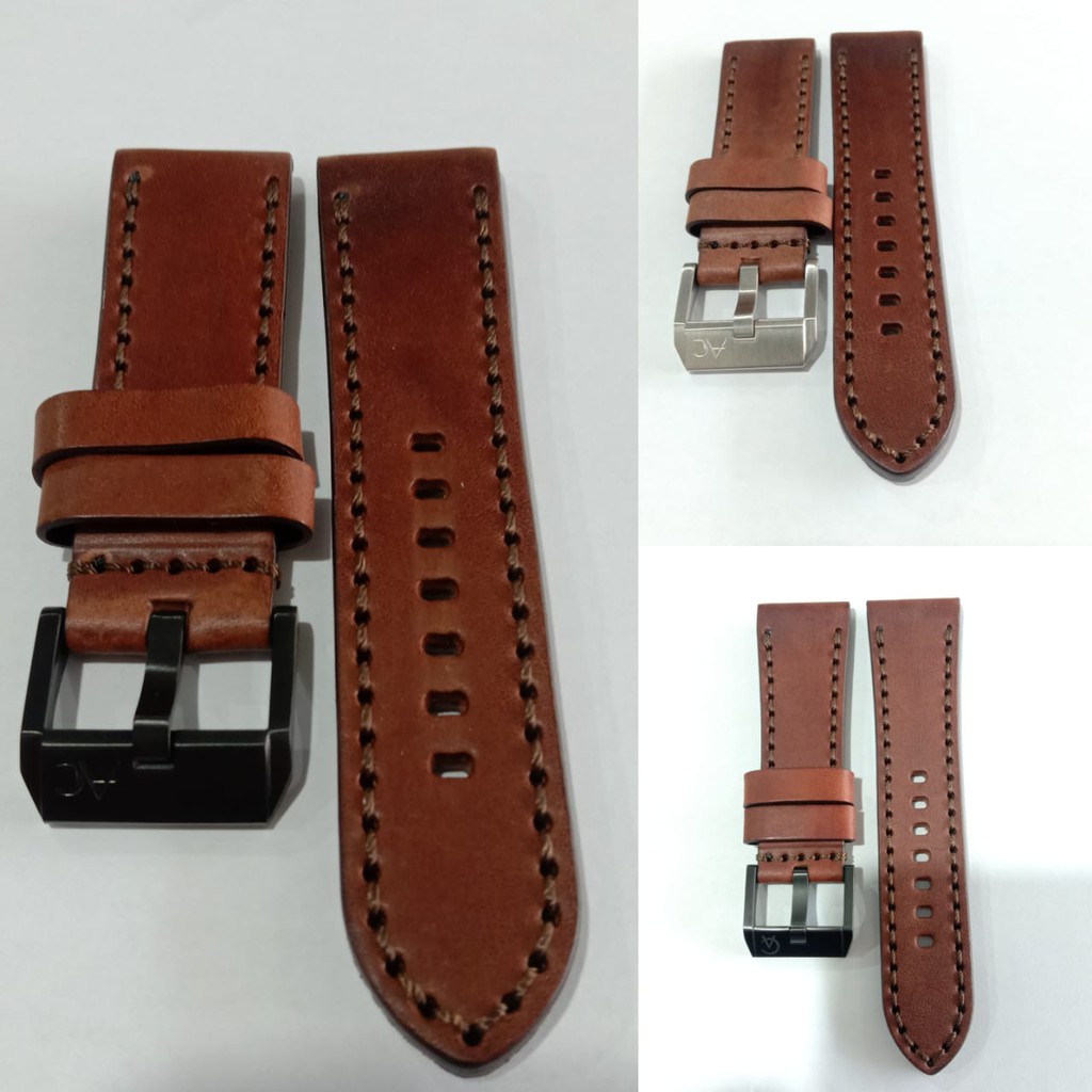 TALI KULIT ASLI / STRAP WATCH / LEATHER ALEXANDRE CHRISTIE UK 26 MM BROWN ORIGINAL