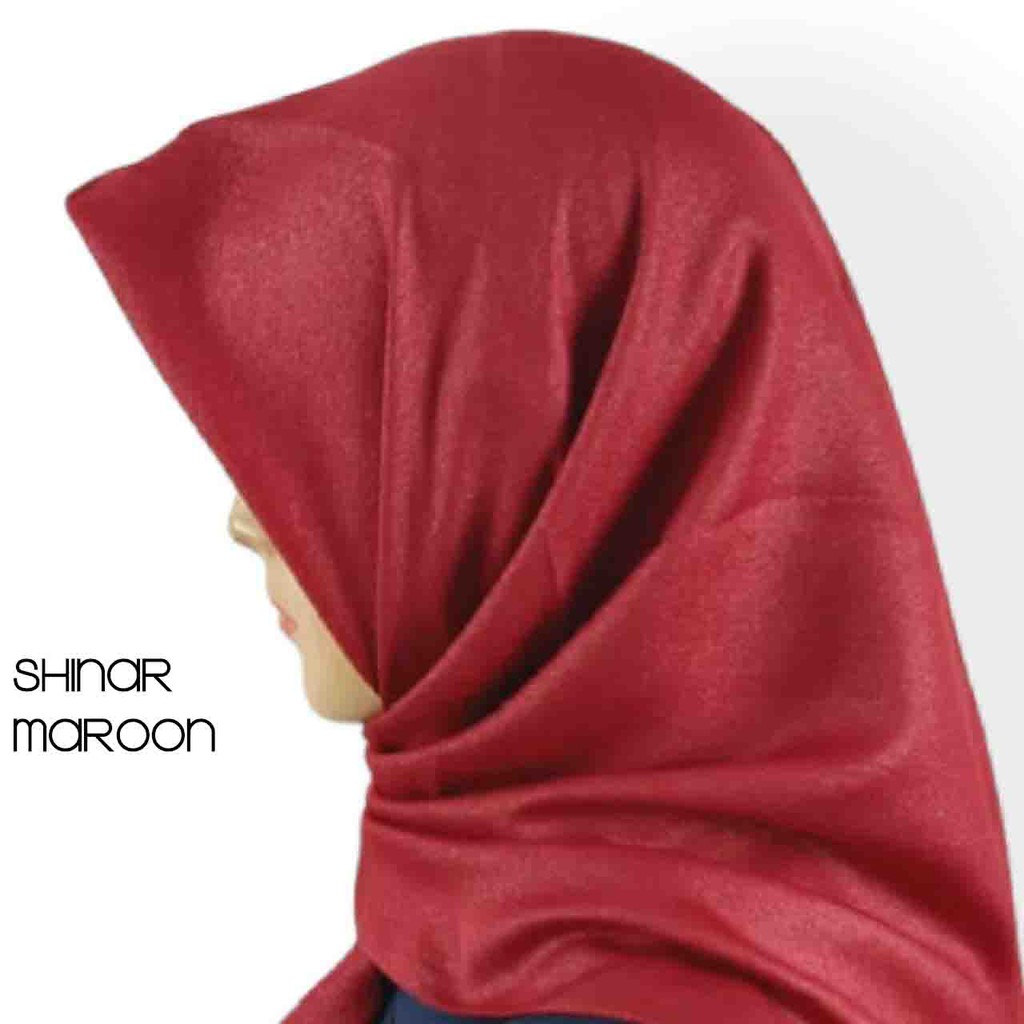 Jilbab Sinar Glamour Jilbab Shinar Kerudung Shinar Glamour Hijab Sinar Glamour Ansania Original Part 1-SINARJAHIT-MAROON